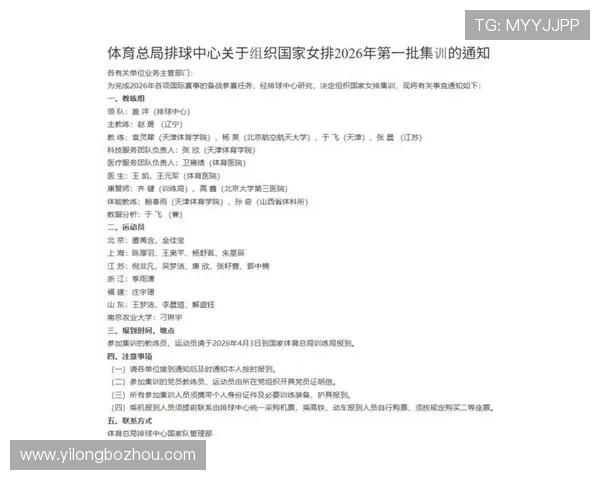 中国足球协会发布通知组织国家女子足球队2026年第四期集训安排 中国足球协会发布通知组织国家女子足球队2026年第四期集训安排